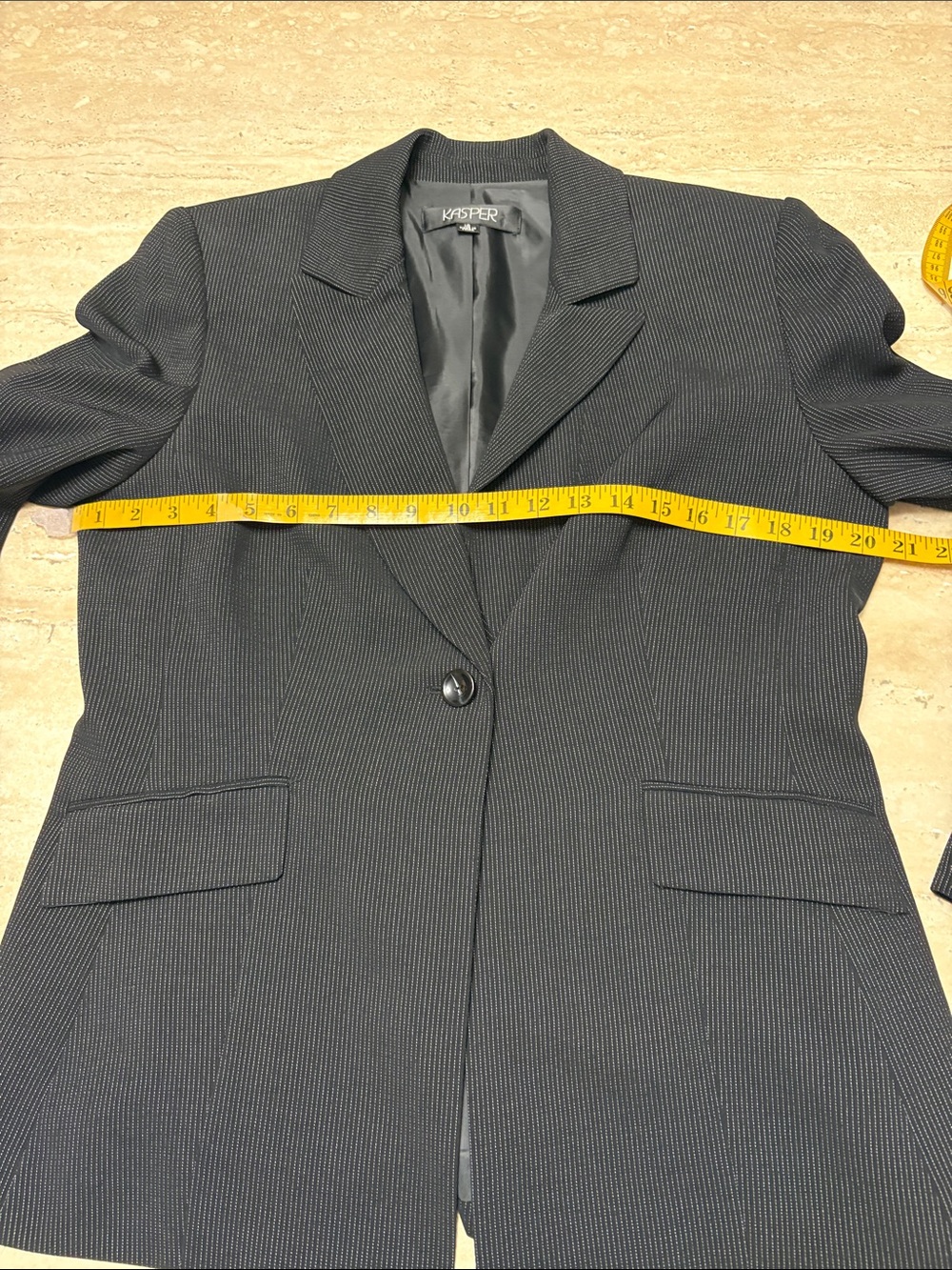 NWOT ladies Kasper Pinstripe Pantsuit - Picture 6 of 12